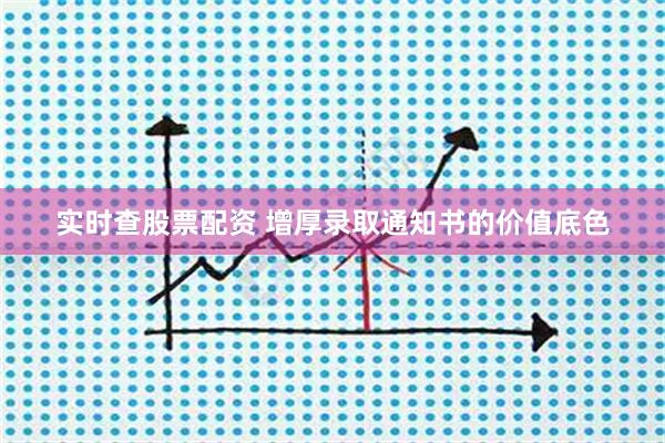 实时查股票配资 增厚录取通知书的价值底色